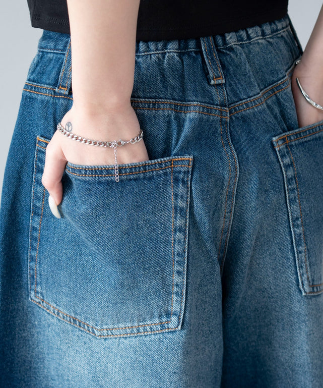 デニムハーフパンツ