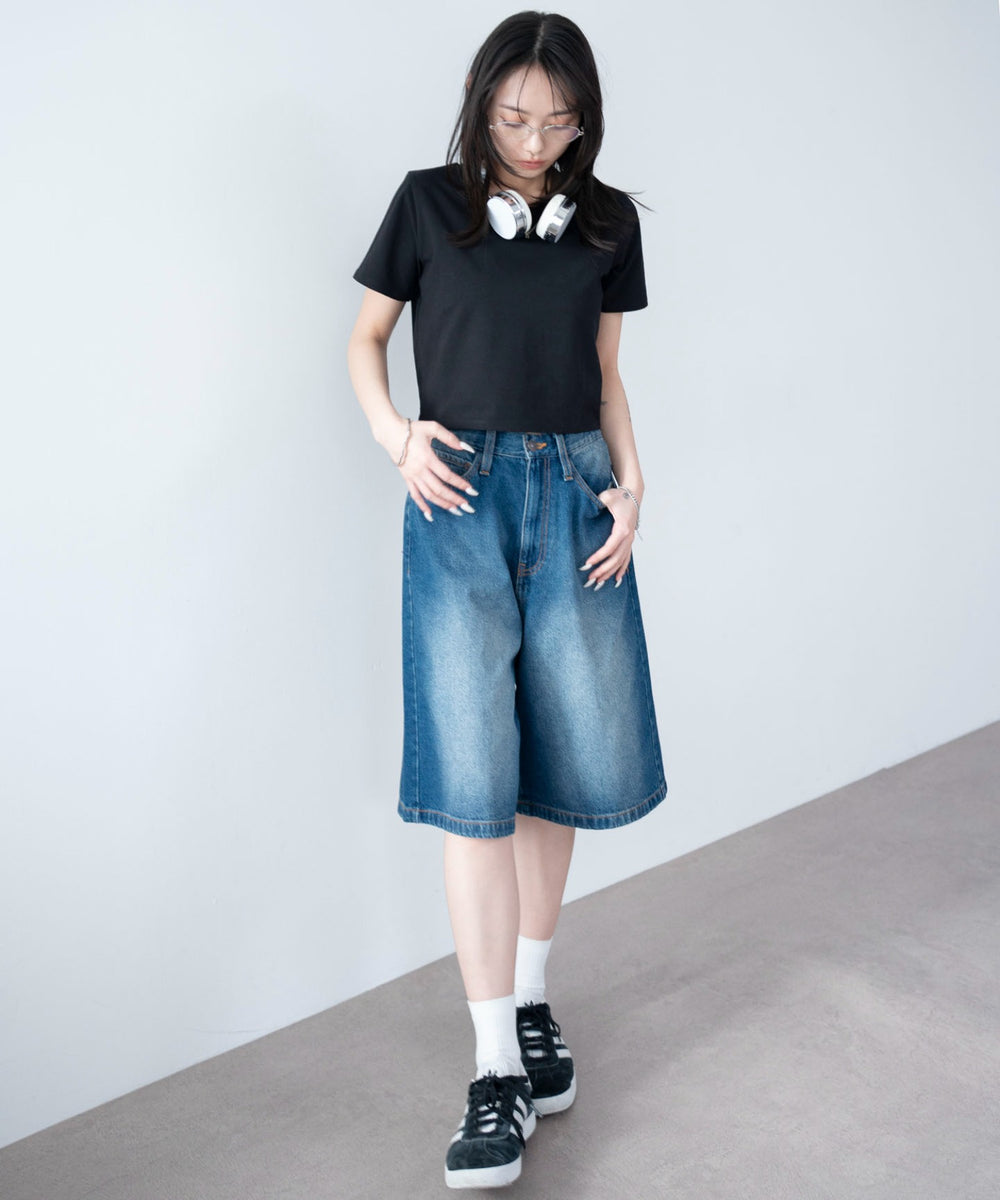 デニム中濃　モデル：159cm F着用