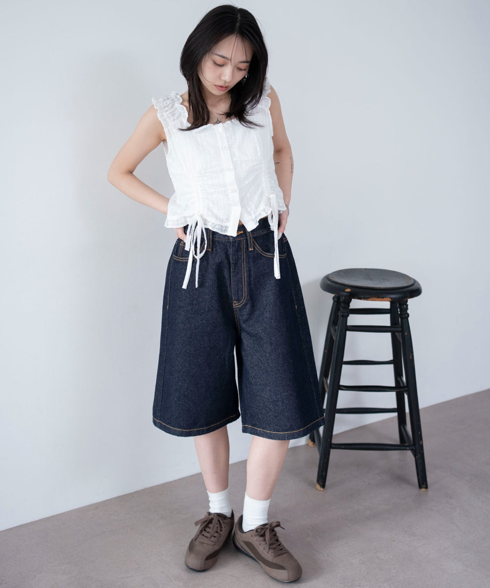 デニムインディゴ　モデル：159cm F着用