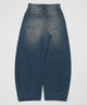 ワイドカーブデニムパンツ