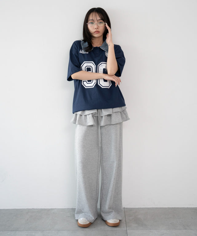 杢グレー モデル：159cm F着用