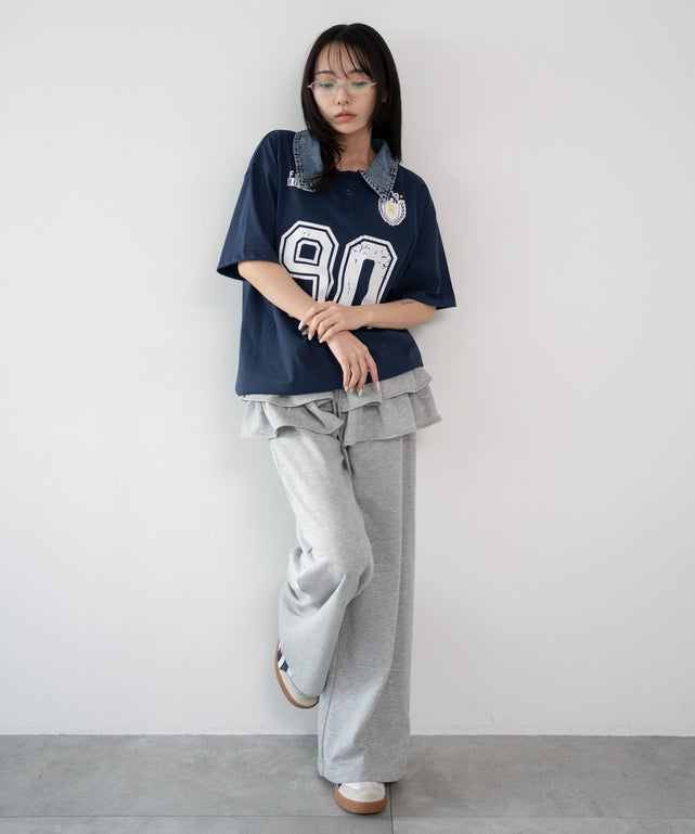 杢グレー モデル：159cm F着用