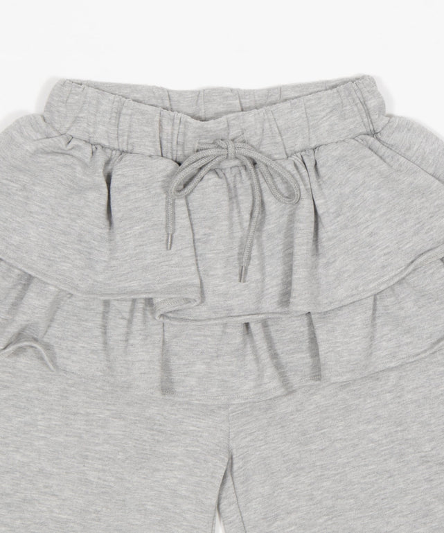 レイヤードデザインスウェットパンツ