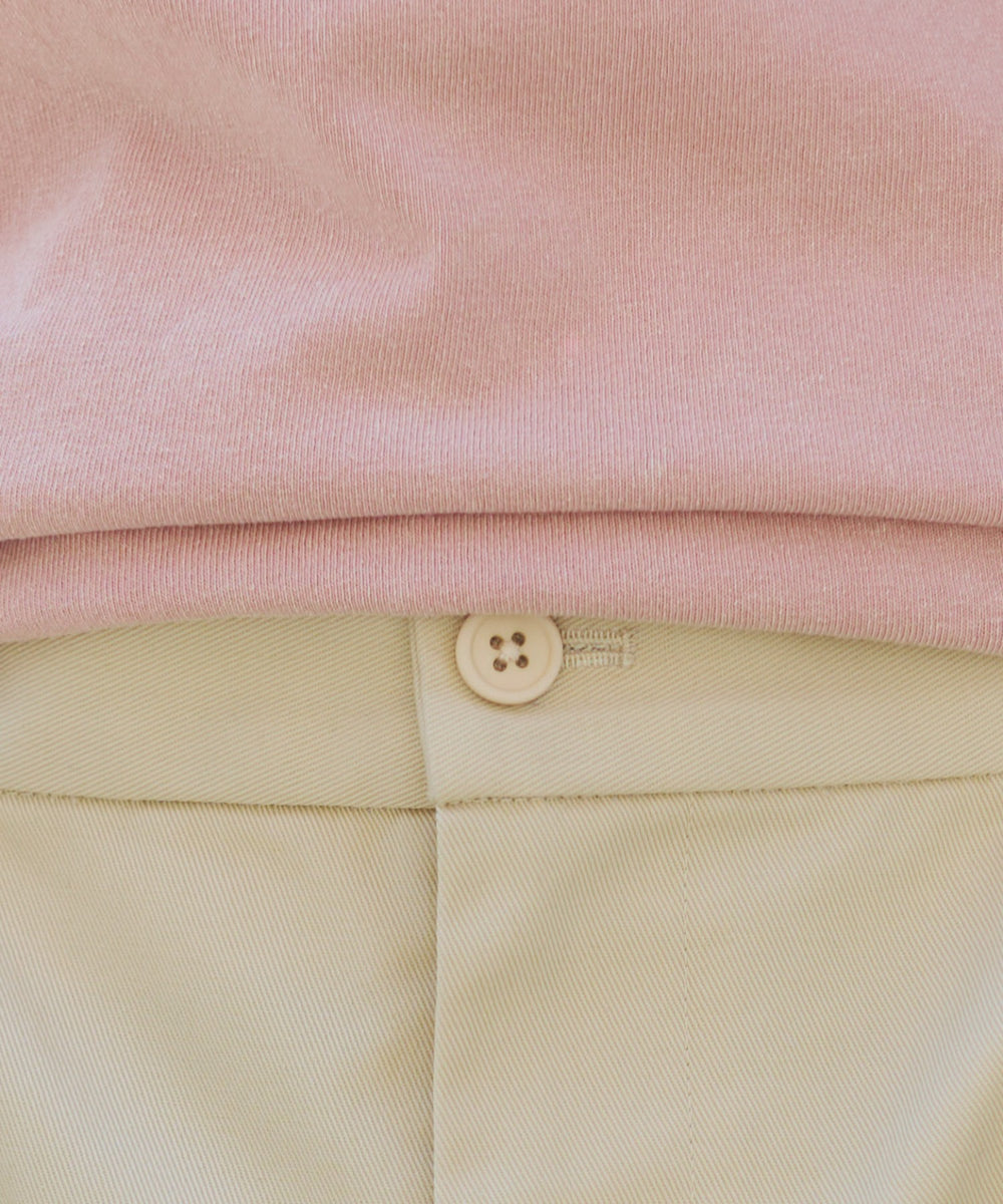 キーチャーム付きチノカーブパンツ