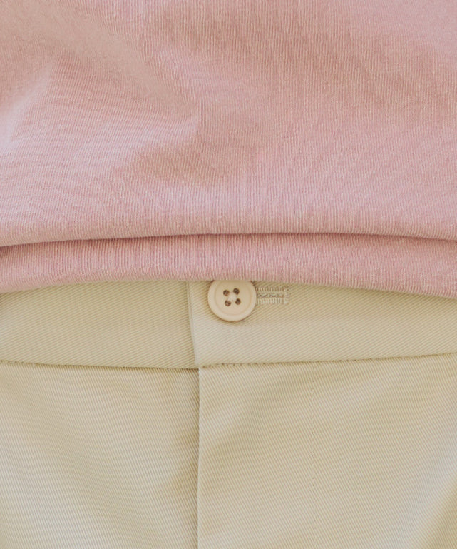 キーチャーム付きチノカーブパンツ