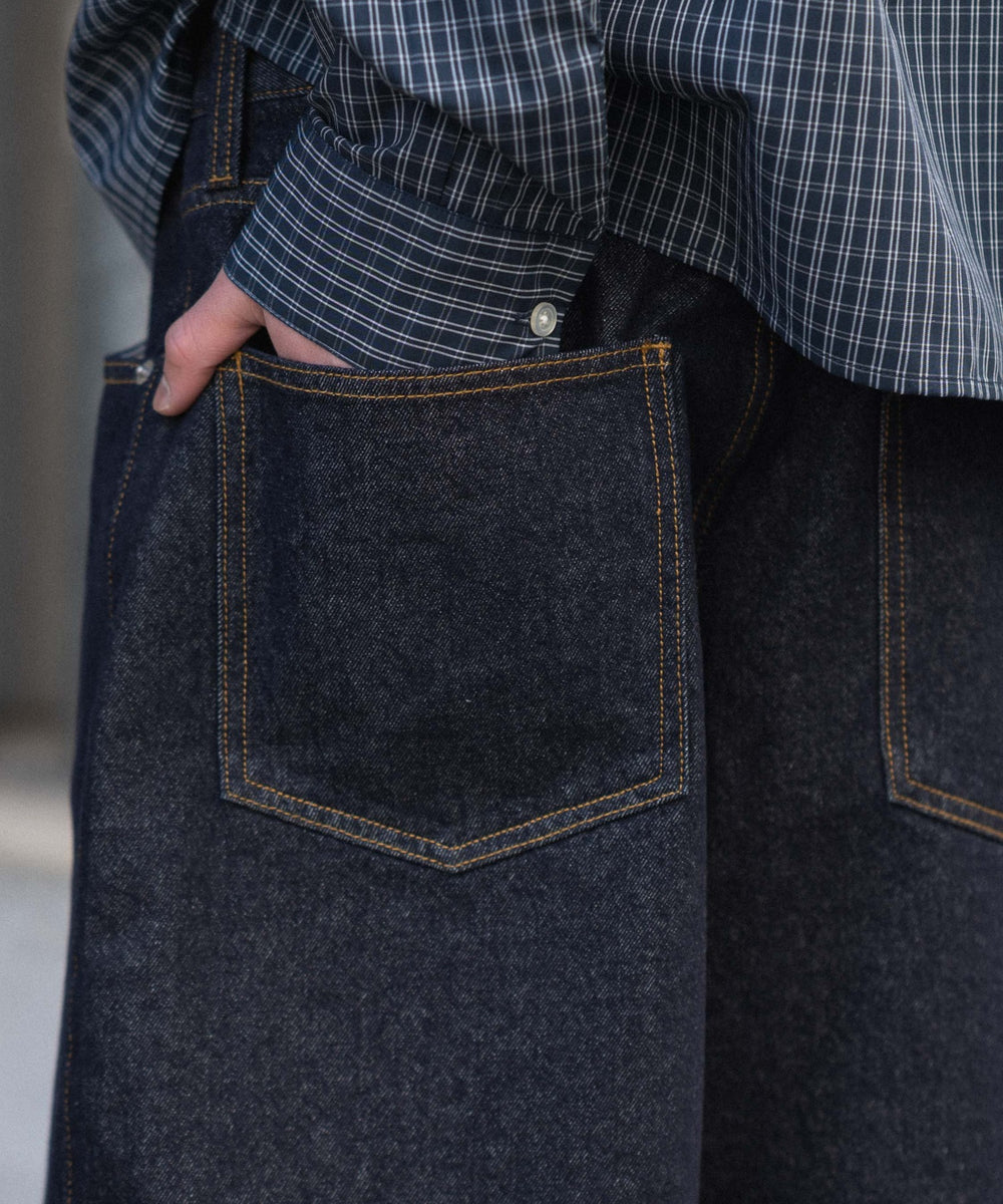 スーパーバギーデニムショーツ