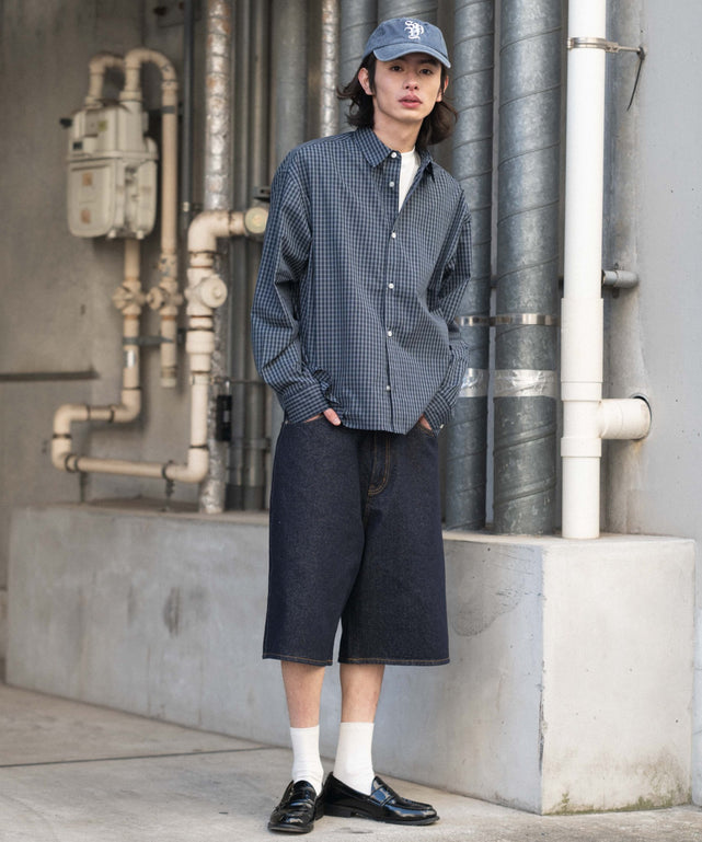 デニムインディゴ モデル：182cm L着用