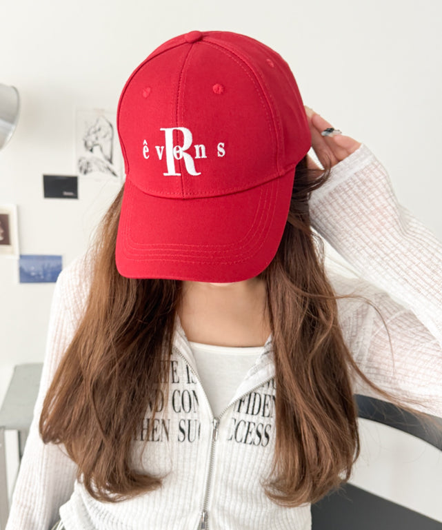 ツイルロゴキャップ/レッド