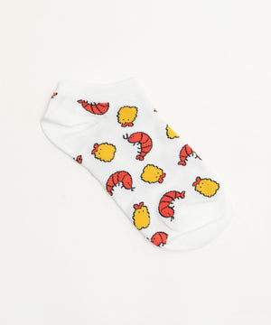 フードチェンジ総柄ショートソックス(23-25cm)