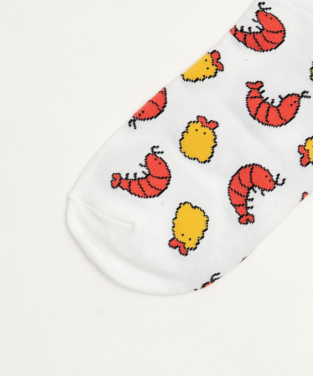 フードチェンジ総柄ショートソックス(23-25cm)