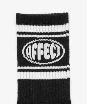 AFFECTロゴラインソックス(23-25cm)