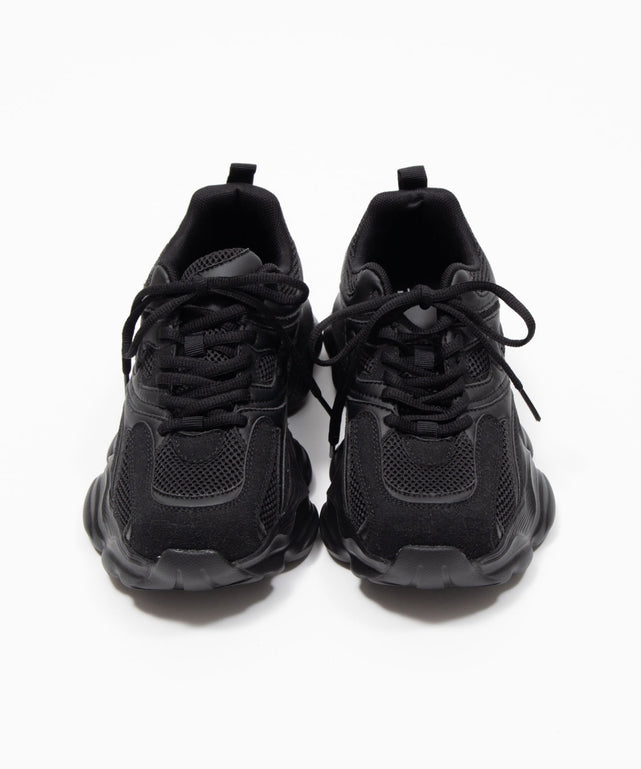 メッシュコンビ厚底スニーカー