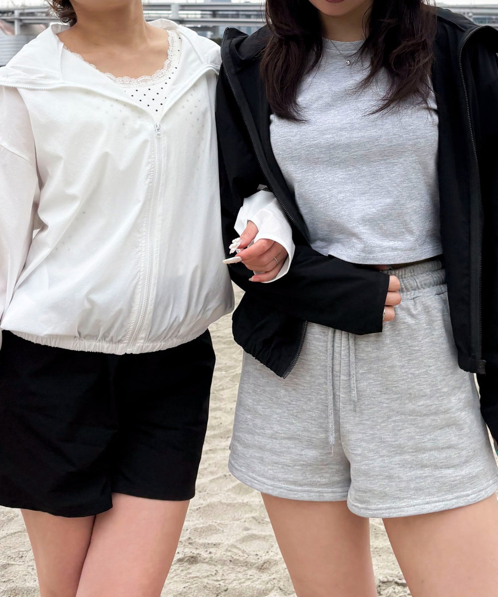 ラッシュガードZIPパーカー