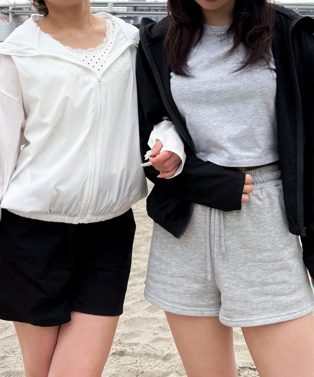 ラッシュガードZIPパーカー