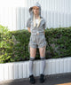 杢グレー　モデル：166cm F着用
