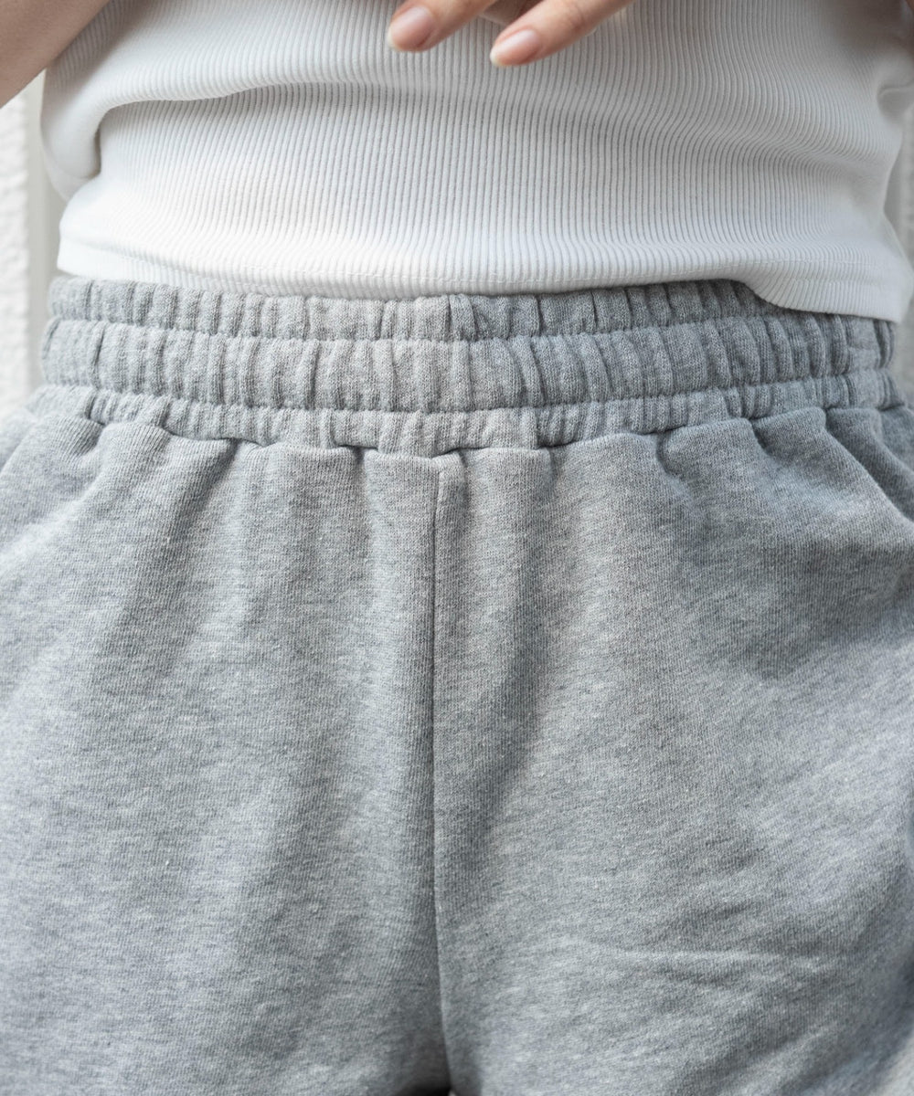 サイドドロストスウェットショートパンツ