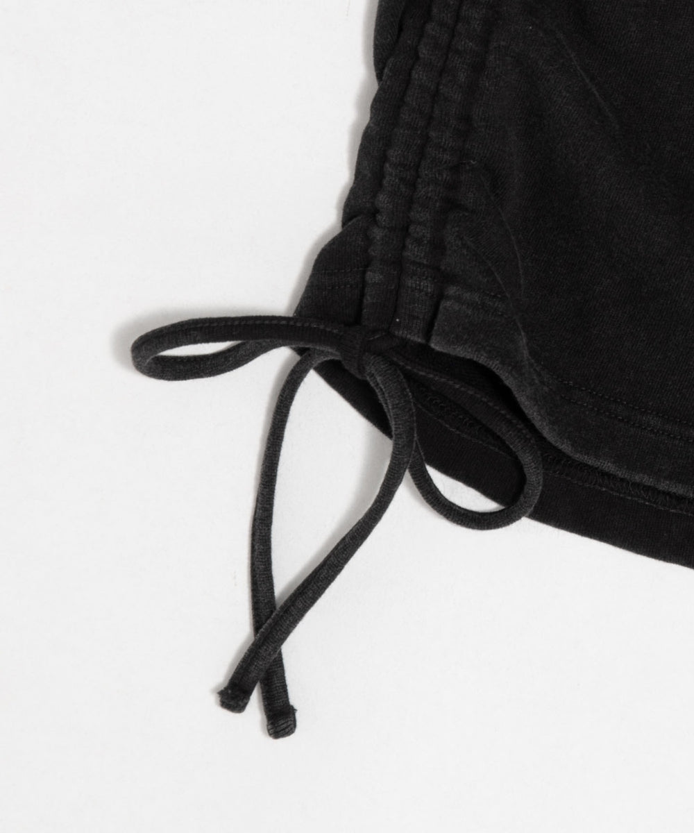 サイドドロストスウェットショートパンツ