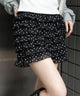 ドットフリルマイクロショートパンツ/ブラック　モデル：159cm F着用