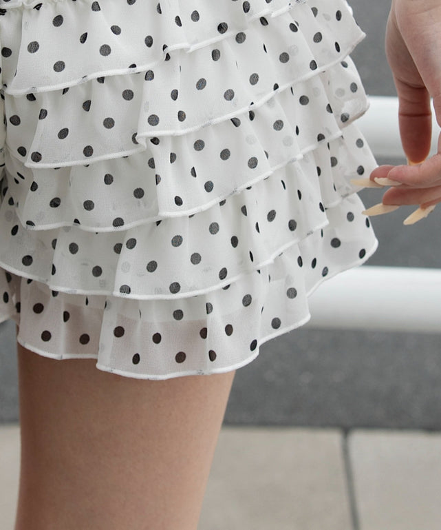 ドットフリルマイクロショートパンツ