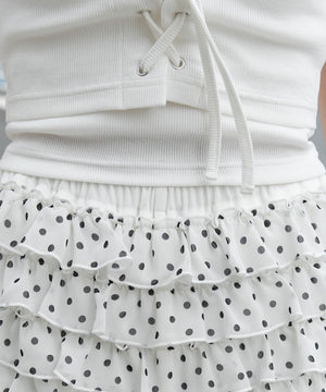 ドットフリルマイクロショートパンツ