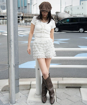 ホワイト　モデル：159cm F着用