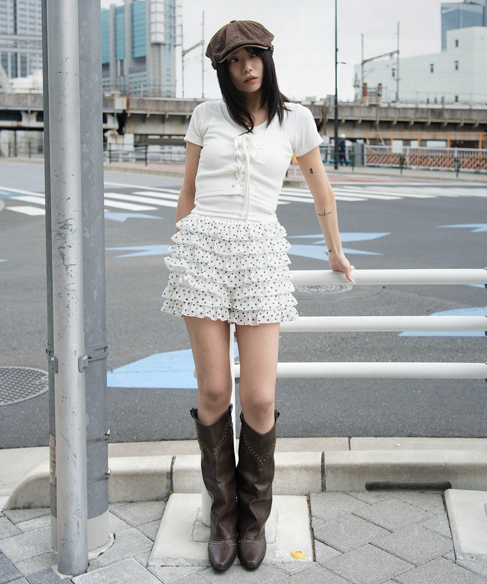 ホワイト　モデル：159cm F着用