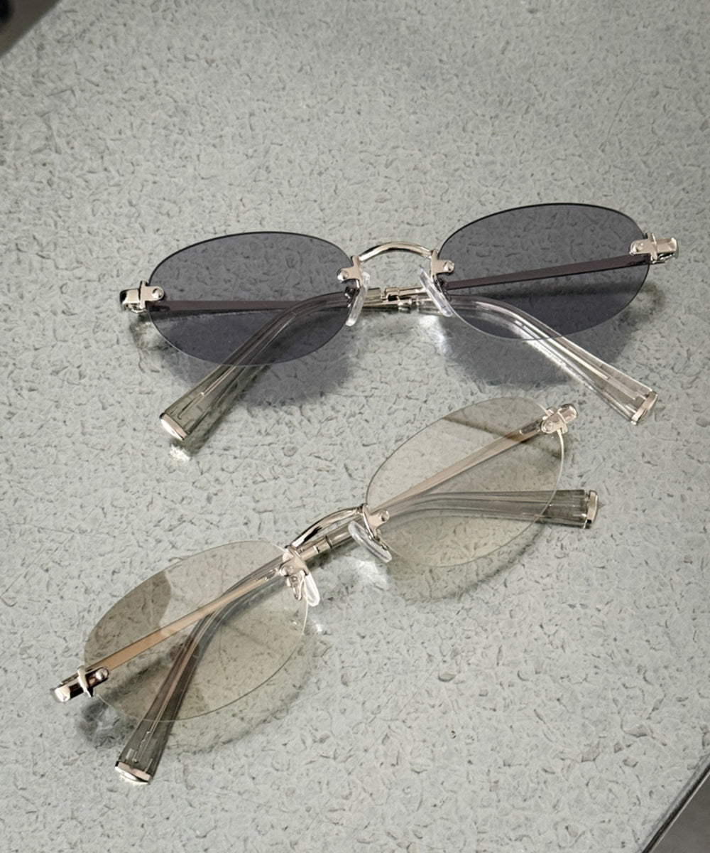 リムレスカラーレンズアイウェア