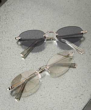 リムレスカラーレンズアイウェア