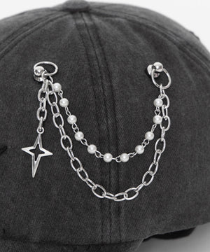 チャームポイントロゴキャップ