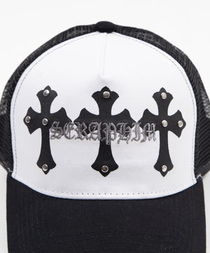 クロススタッズメッシュキャップ