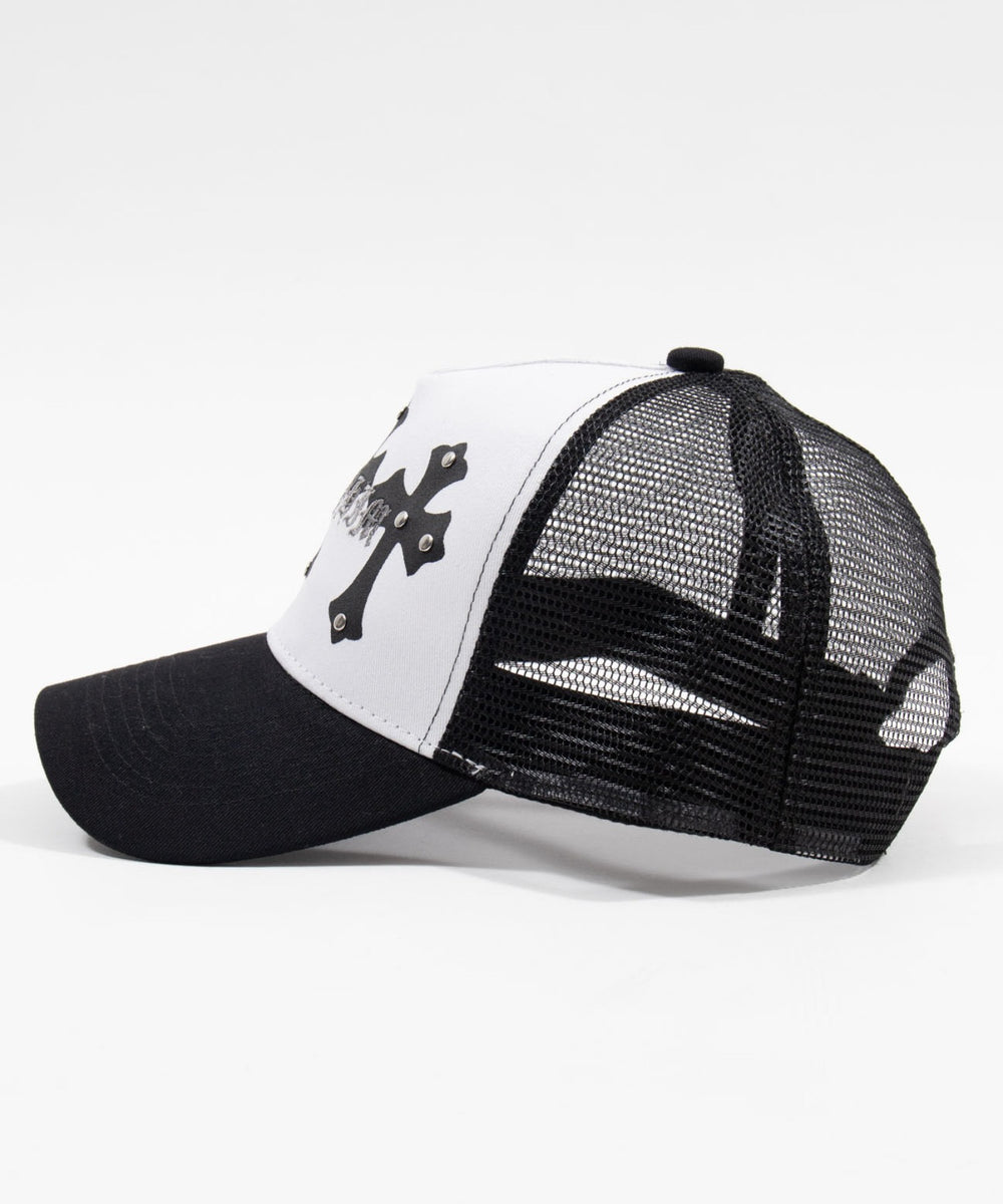 クロススタッズメッシュキャップ