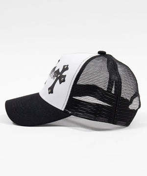 クロススタッズメッシュキャップ