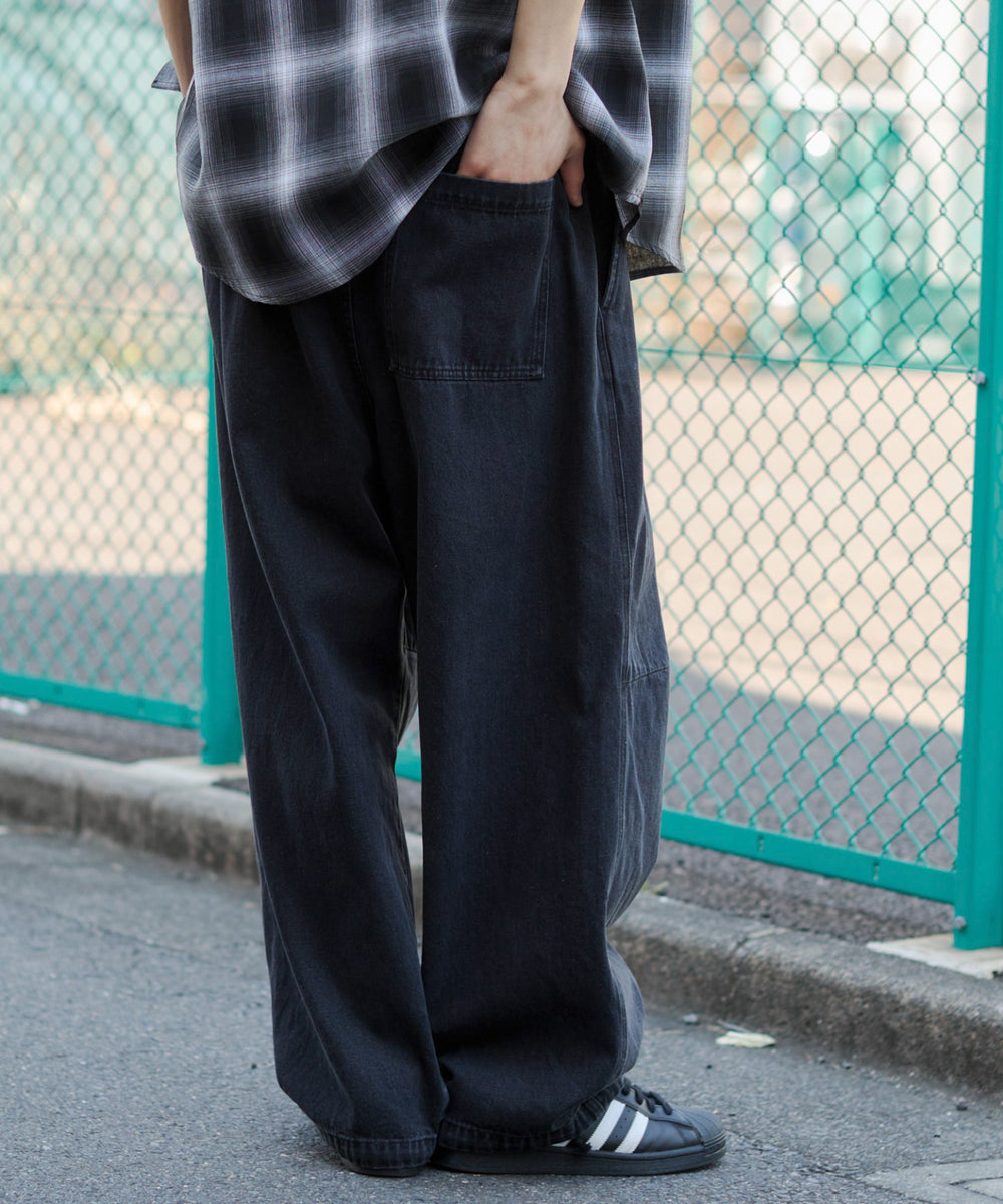 デニムブラックソノタ  モデル：182cm L着用