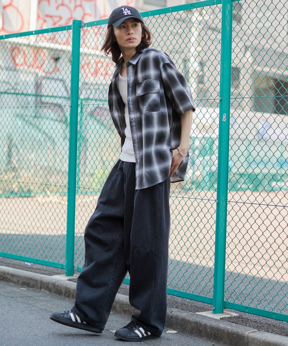 デニムブラックソノタ  モデル：182cm L着用