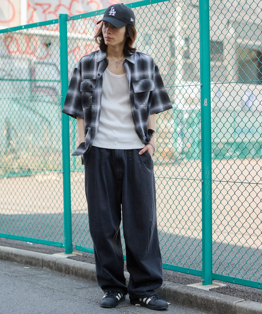 デニムブラックソノタ  モデル：182cm L着用