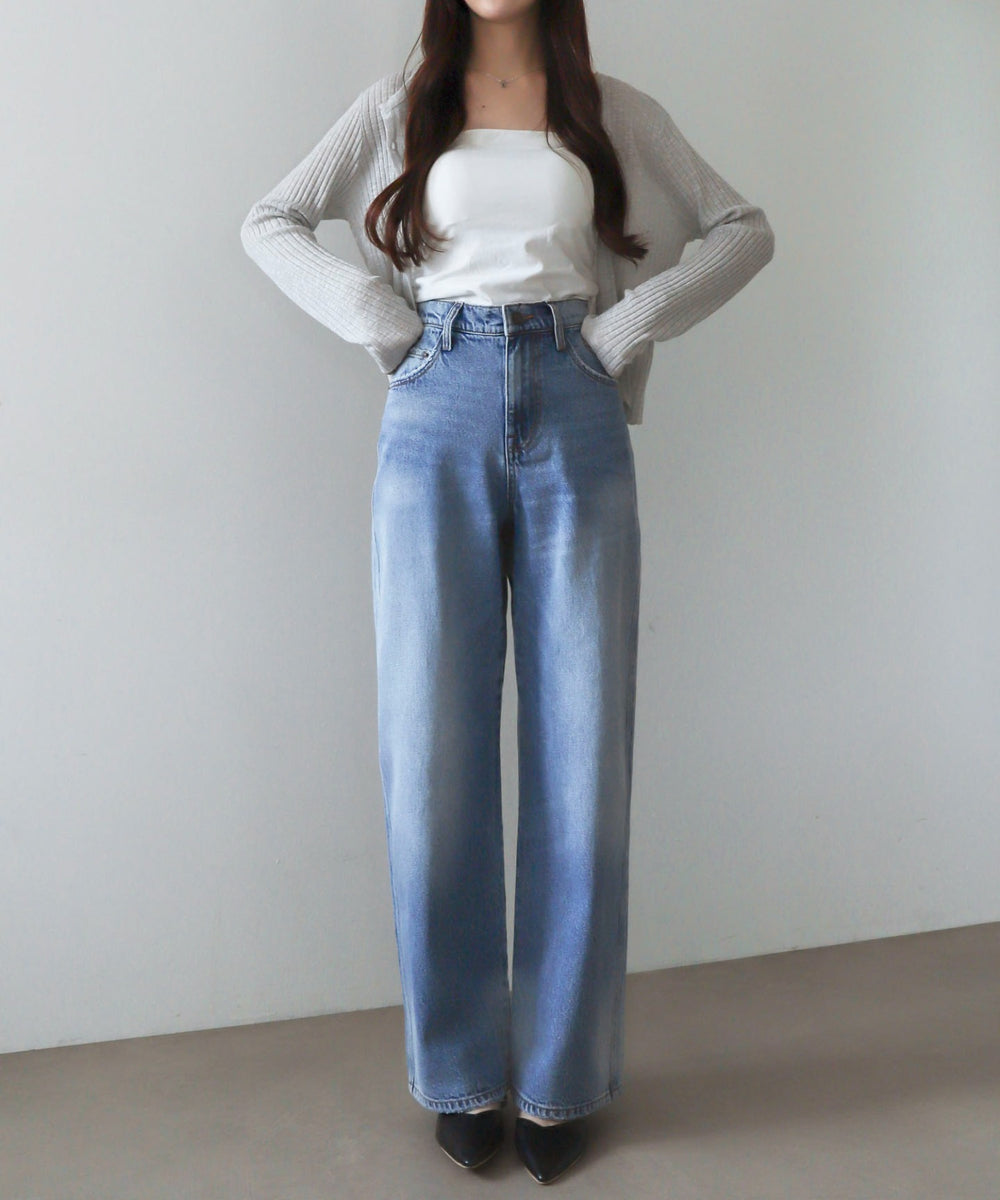 デニム淡 モデル：160cm M着用