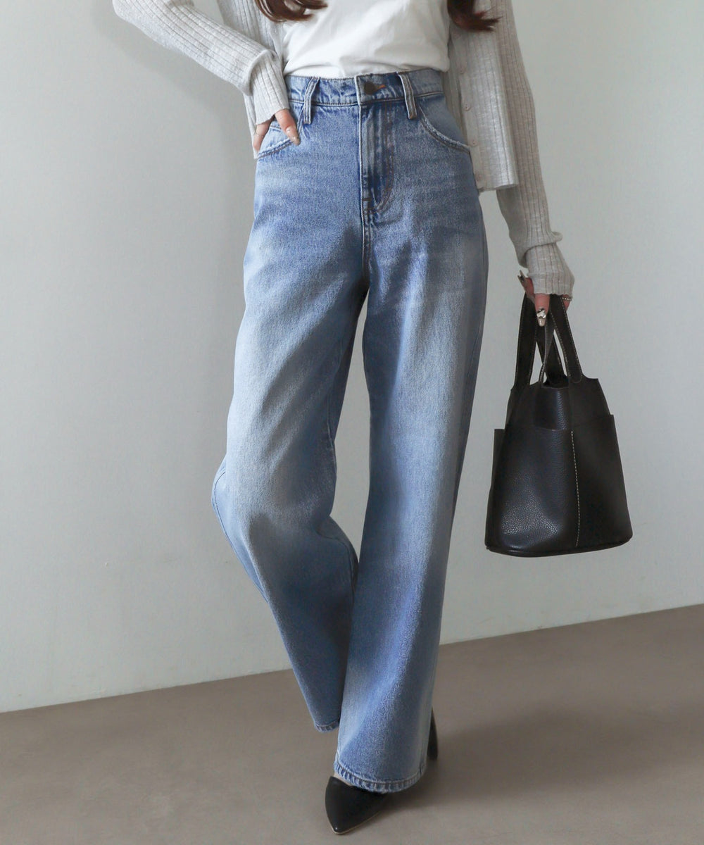 デニム淡 モデル：160cm M着用
