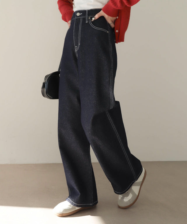 デニムインディゴ モデル：160cm M着用