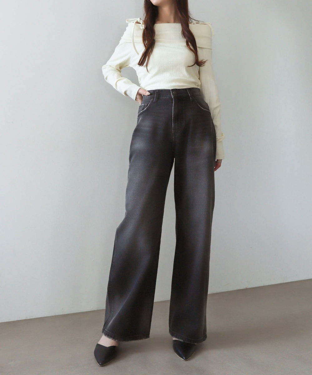 デニムブラックソノタ モデル：160cm M着用