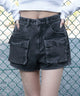 マイクロショートパンツ/ブラックソノタ　モデル：159cm M着用　