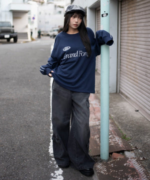 ネイビー　モデル：159cm L着用