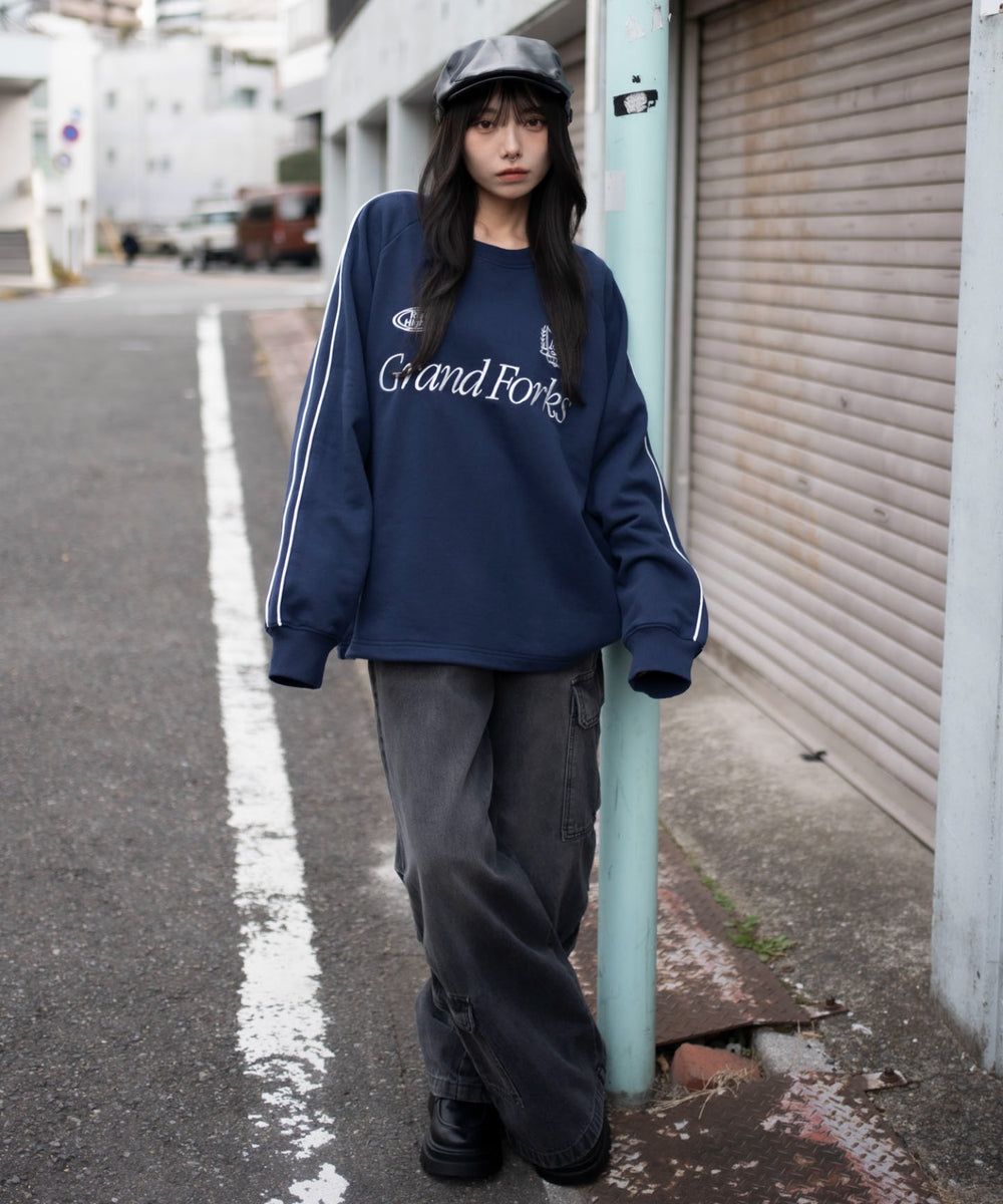 ネイビー　モデル：159cm L着用