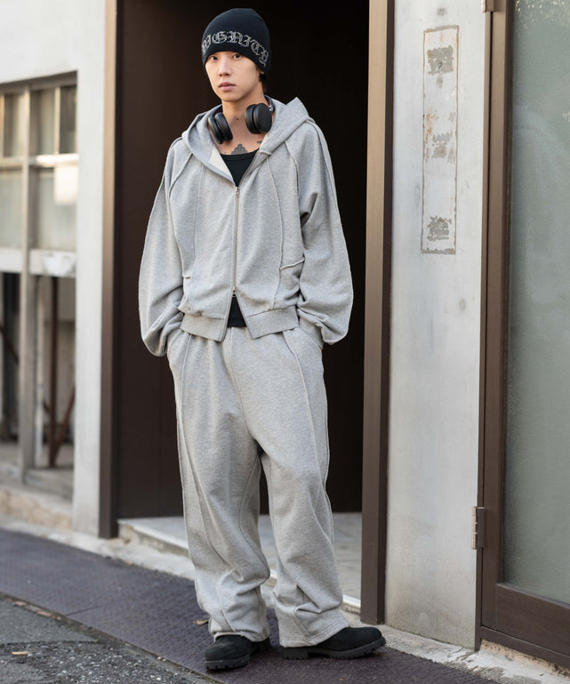 杢グレー モデル：175cm L着用