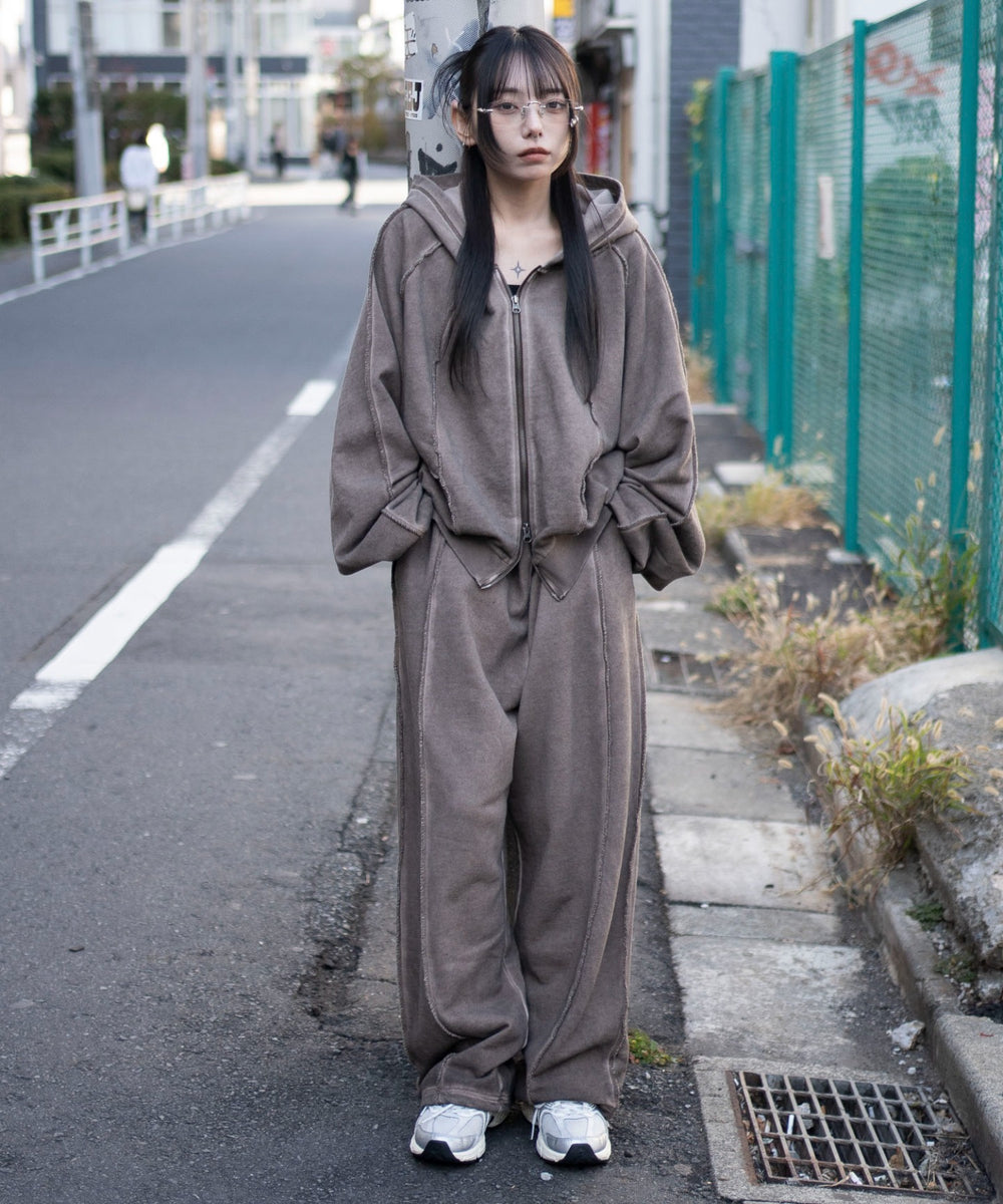 ブラウン　モデル：159cm F着用