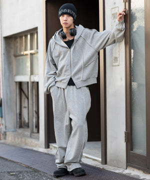 杢グレー モデル：175cm F着用