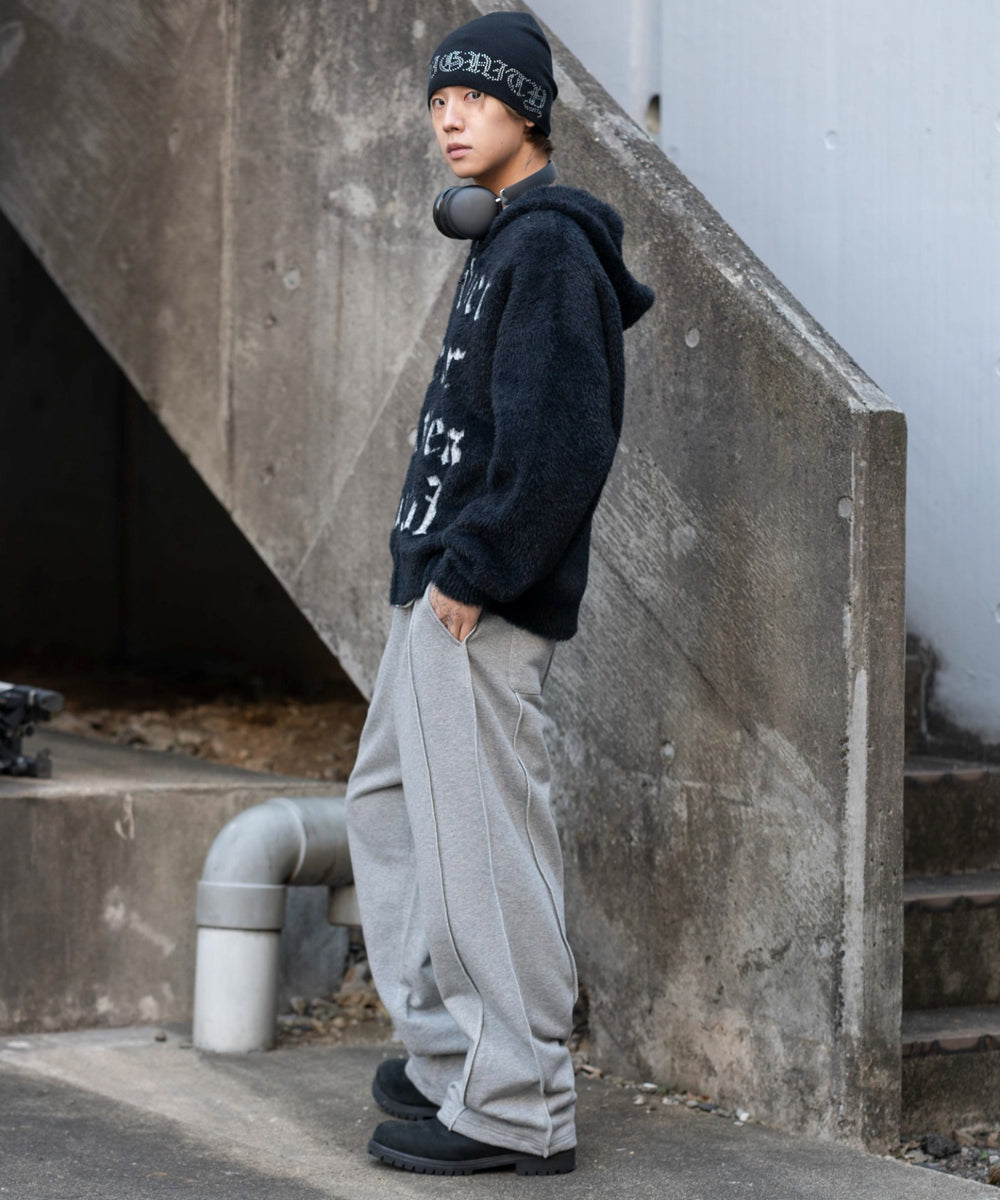 杢グレー モデル：175cm F着用