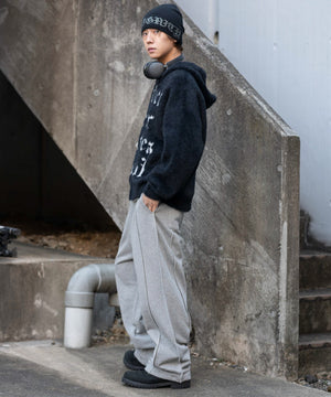 杢グレー モデル：175cm F着用