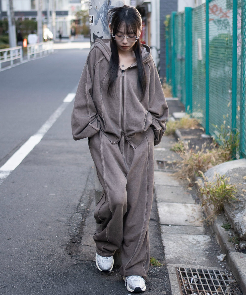 ブラウン　モデル：159cm F着用