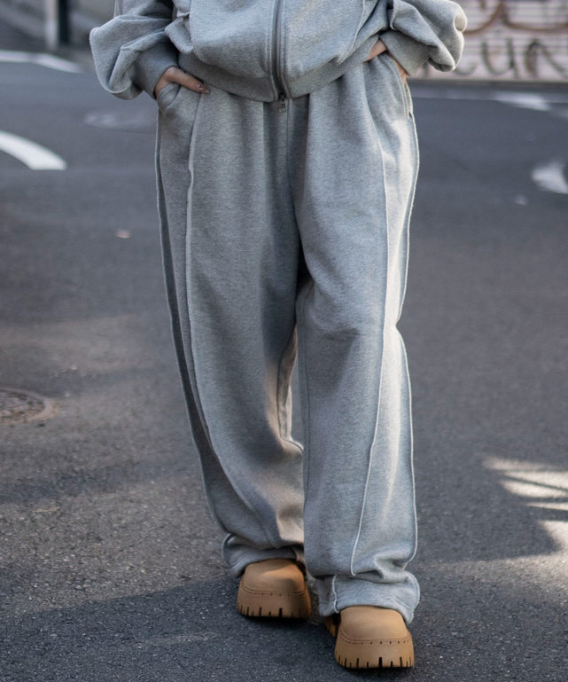 杢グレー　モデル：159cm F着用