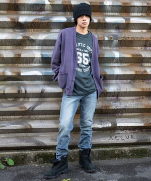 デニム中濃加工 モデル：175cm L着用